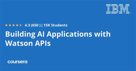 Building AI Applications with Watson APIs - Coursya