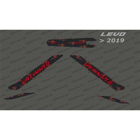 Kit déco Carbon Edition Light Rouge Levo après 2019 idgrafix