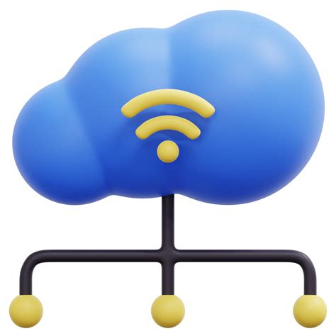 Cloud Computing 3d Render Icon Illustration 11620496 Png