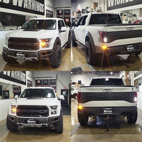 2019 Gen 2 Ford Raptor Amberwhite Strobe Kit