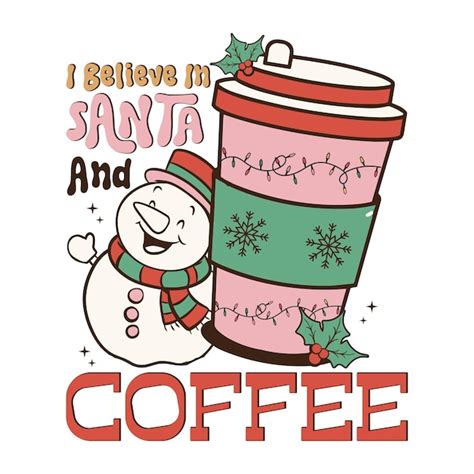 Premium Vector | Christmas Coffee Quotes Sublimation Designs