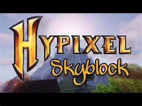 Hypixel Skyblock Grinding YouTube