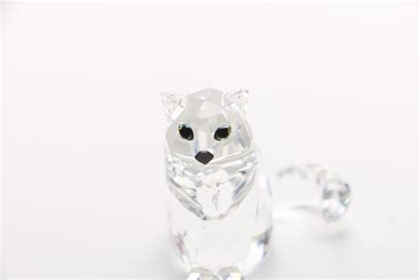 Swarovski Crystal Cat Figurine | EBTH