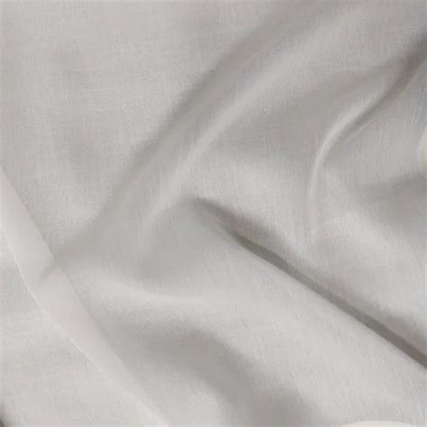 Rayon Cotton Polyester Chanderi RFD Plain Solids White At Rs 45 Meter