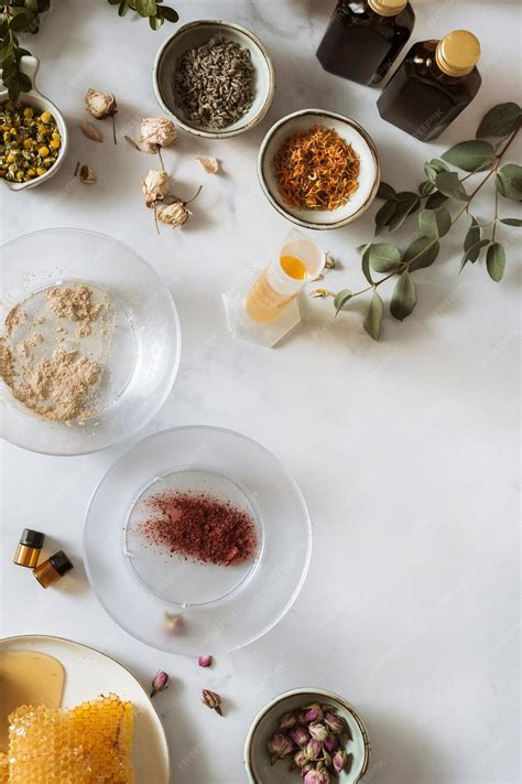 photo flat lay ingredients arrangement