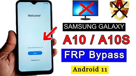 Samsung A10S FRP Bypass 2023 Android 11 SM A107F DS Reset Google