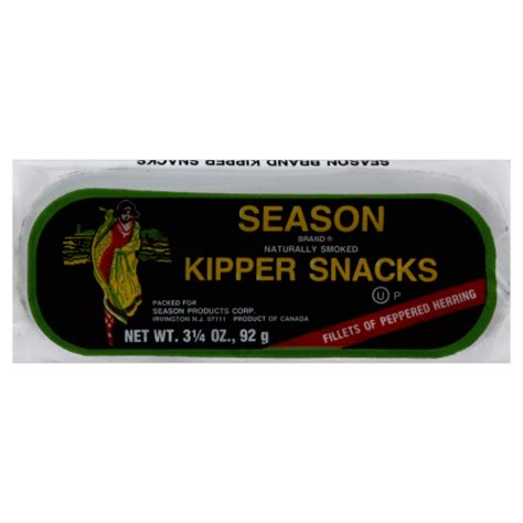 Season Fillets of Peppered Herring Kipper Snacks, 3.25 oz - Kroger