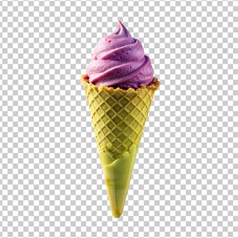 Cono De Helado PSD Premium Generado Con IA