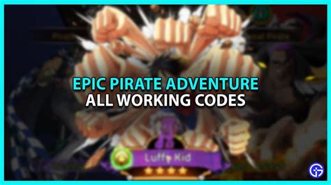 Epic Pirate Adventure Codes Gamingdeputy Japan