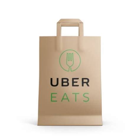 Sac Traiteur Uber Eats En Papier Kraft