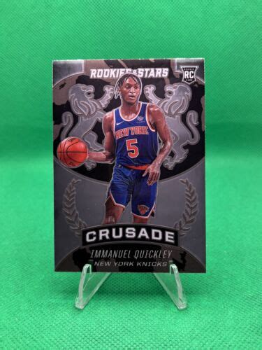 2020 21 Panini Chronicles Crusade Immanuel Quickley Rookie New York