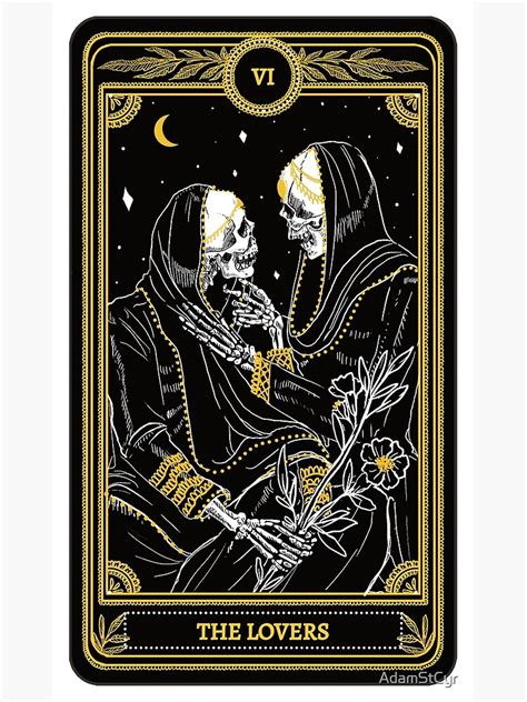 "The Lovers, Tarot Card" Poster for Sale by AdamStCyr | Redbubble