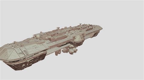 Capital Ship One - Download Free 3D model by Steven Kilby (@boldheadboy ...