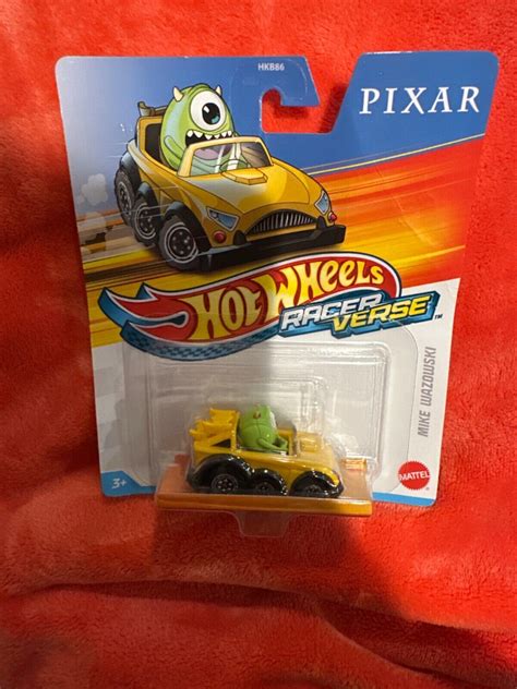 Mavin 2023 Hot Wheels Racer Verse Mike Wazowski Monsters Inc PIXAR Character Car