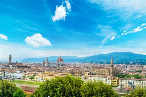 Cloudy Sky Over Florence Stock Image Image Of Landmark