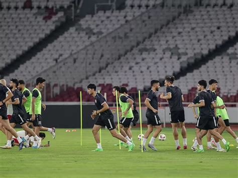 Latihan Timnas Irak