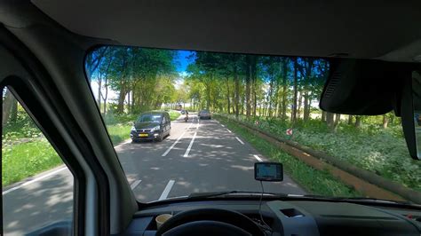 POV Driving Mercedes Sprinter The Netherlands Bakış Açısı Nakliyat