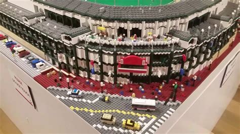 Wrigley Field Chicago Cubs Stadium In Legos Louisville Slugger Museum