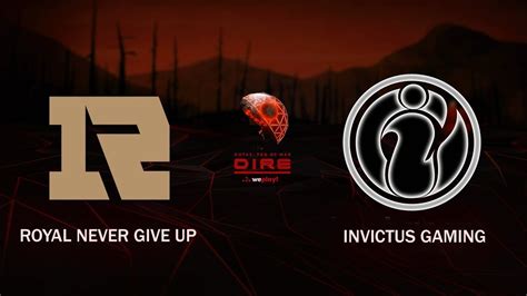 Royal Never Give Up Vs Invictus Gaming Map2 Dota 2 Tug Of War