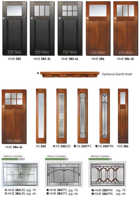 Craftsman Panel Fiberglass Collection - HMI Doors