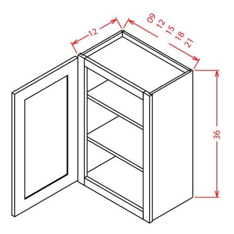 W2136 Shaker Arctic Wall Cabinet Rta Rta Kitchen Cabinets