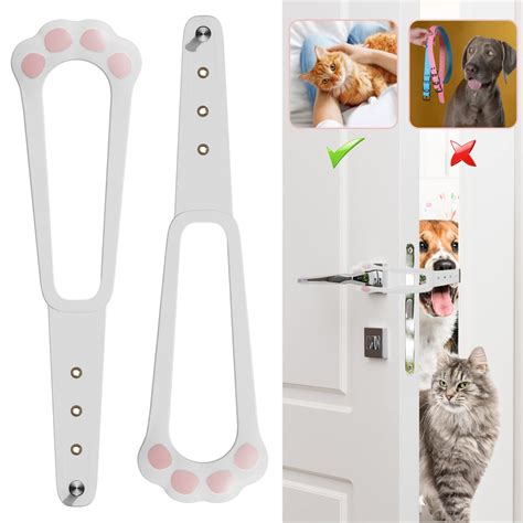 LUBERDUSH Cat Door Holder Latch -Adjustable Cat Door Alternative to