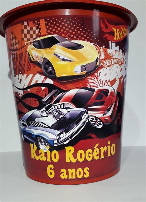 Balde De Pipoca Hot Wheels Elo Produtos Especiais