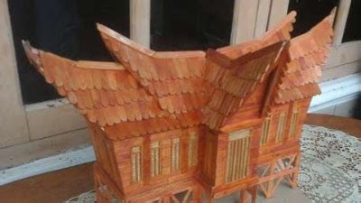 Detail Langkah Langkah Membuat Rumah Adat Dari Stik Koleksi Nomer