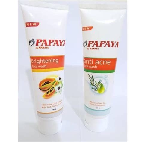 Face Wash Papaya Brigtening Acne By Mamaya ORI BPOM Lazada Indonesia