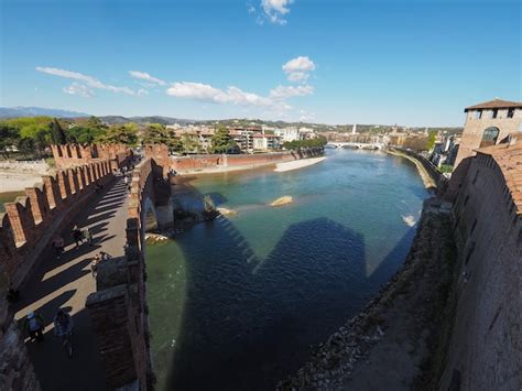 Puente De Castelvecchio Tambi N Conocido Como Puente Scaliger En Verona