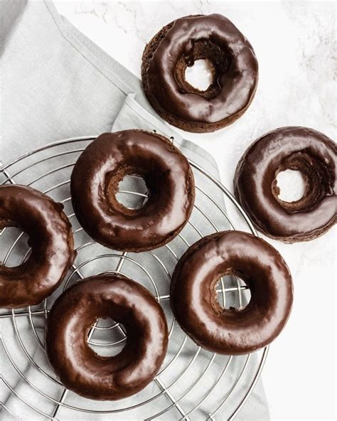 Keto Chocolate Donuts With Chocolate Glaze Green And Keto