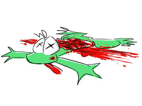 Dead Frog Cartoon by Nicole Hardy on Dribbble