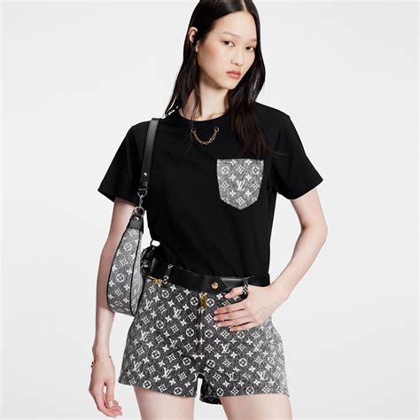 Monogram Denim Leather Belt Shorts Obsoletes Do Not Touch Louis Vuitton