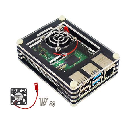 Raspberry Pi 4 2GB 4GB 8GB Ram Starter Kit Case With Fan Power Supply