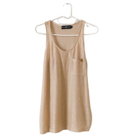 Regata Nadador Nude Lurex Dourado Shopee Brasil