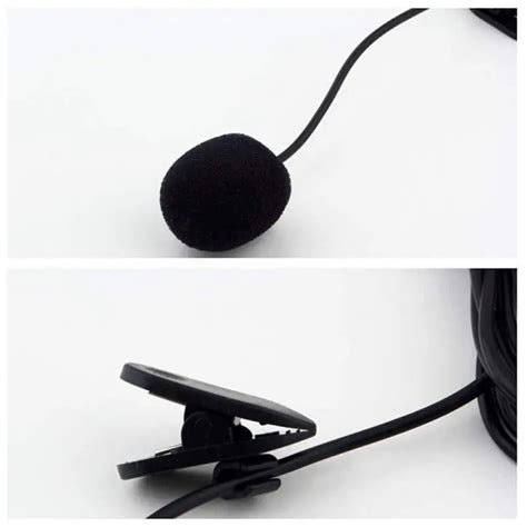 Omnidirectional Portable Hands Free Mm Mini Wired Microphone Lapel