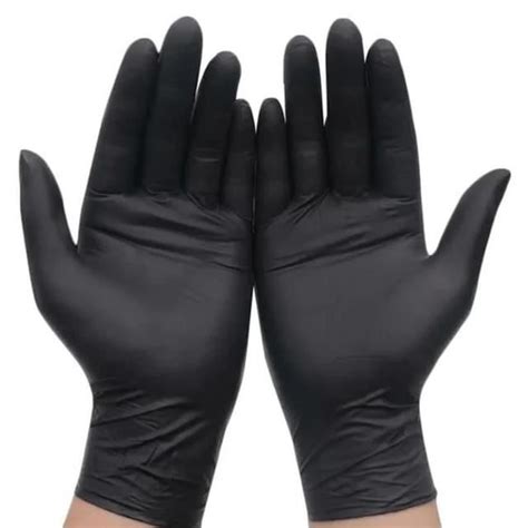 Gant De Vaisselle Black G S Gants De Travail Jetables En Nitrile