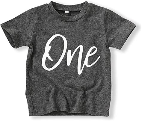 First Birthday Shirt Baby Boys One Year Old Tops 1st