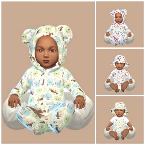 Monsters Inc And Bluey Themed Infant Clothes Pandorasims Sims 4