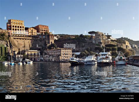 Marina Piccola Sorrento Italy Stock Photo Alamy