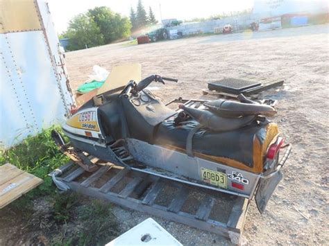 1973 Ski Doo 340 Snowmobile Comes With Motor Uninstalled And Extra