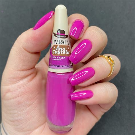 ESMALTE ROÇA ROSA ANA CASTELA IMPALA Viciadas em Makes Maquiagens em