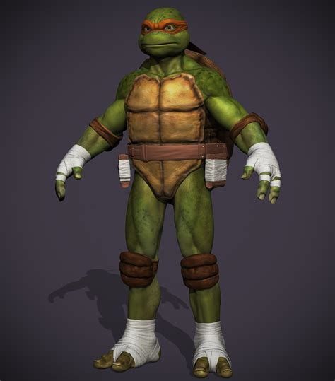 Artstation Tmnt Michelangelo Wip