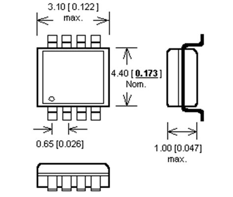 DIL8W/TSSOP8 ZIF 170mil