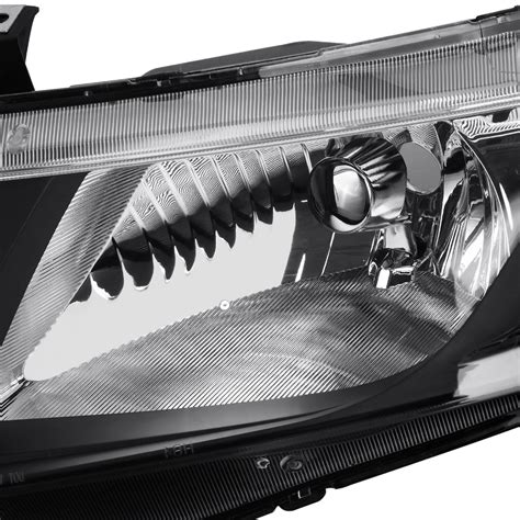 2006 2011 Honda Civic Sedan Factory Style Headlight Set Black Housing