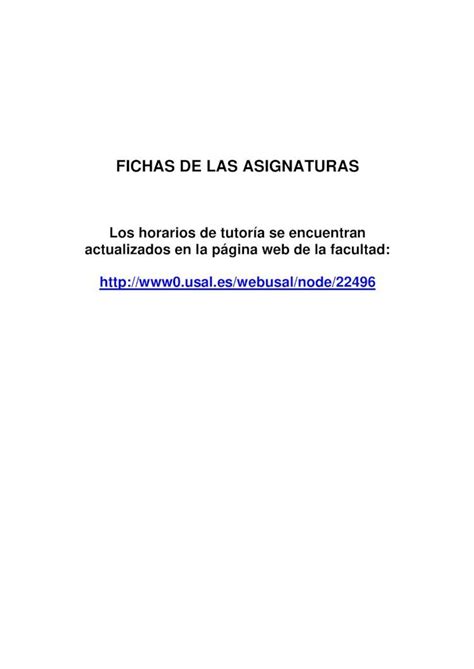 PDF FICHAS DE LAS ASIGNATURAS Guias Usal EsLes 500 Exercices De