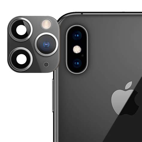 Naklejka na iPhone 11 Pro z fałszywym szkłem aparatu — czarna - Avizar ...