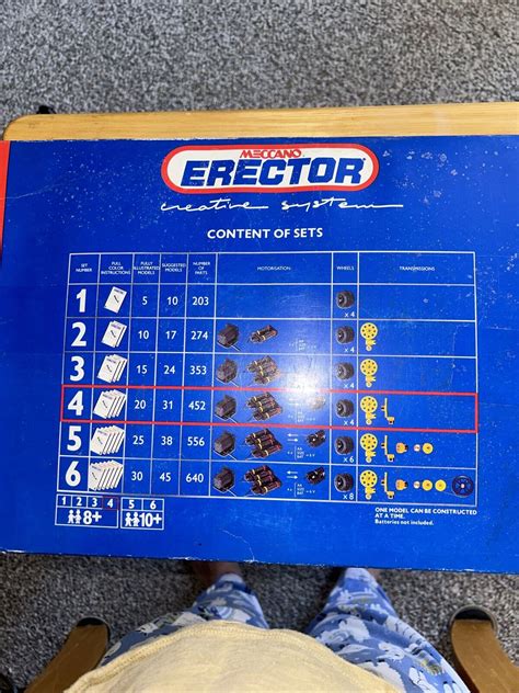 Meccano Erector Set 4 Construction Set 51 Models Metal Pieces Set 030404 Ebay