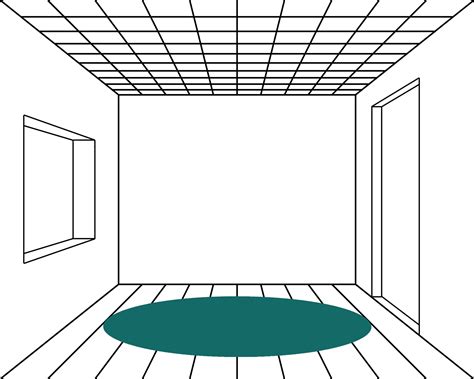 2K: One Point Perspective Room