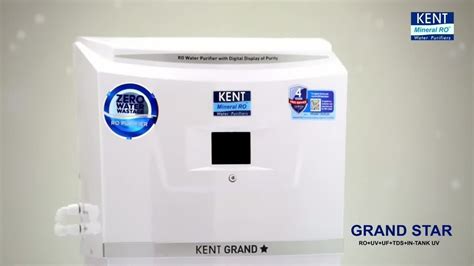 Wall Mounted Kent Grand Star RO UV UF TDS Control 9 L At Rs 19000